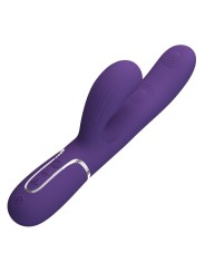 Vibratore Perlita G-Spot 3 In 1 Multifunzione Viola - PRETTY LOVE FLIRTATION - Vibratori Rabbit | erosidea.com