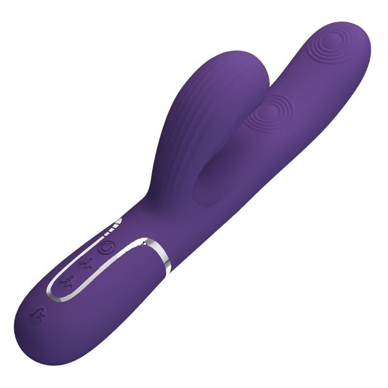 Vibratore Perlita G-Spot 3 In 1 Multifunzione Viola - PRETTY LOVE FLIRTATION - Vibratori Rabbit | erosidea.com