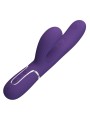 Vibratore Perlita G-Spot 3 In 1 Multifunzione Viola - PRETTY LOVE FLIRTATION - Vibratori Rabbit | erosidea.com