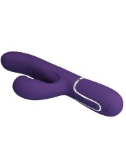 Vibratore Perlita G-Spot 3 In 1 Multifunzione Viola - PRETTY LOVE FLIRTATION - Vibratori Rabbit | erosidea.com