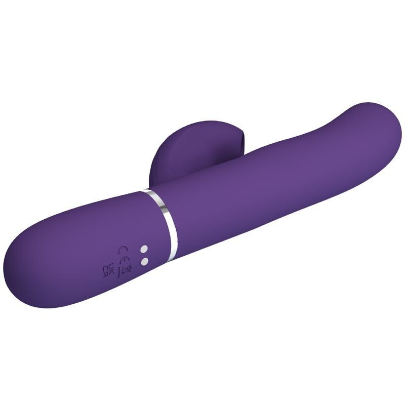 Vibratore Perlita G-Spot 3 In 1 Multifunzione Viola - PRETTY LOVE FLIRTATION - Vibratori Rabbit | erosidea.com