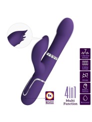 Pretty Love - Zalin Perle Vibratore Rabbit 4 En 1 Viola - PRETTY LOVE FLIRTATION - Vibratori Rabbit | erosidea.com
