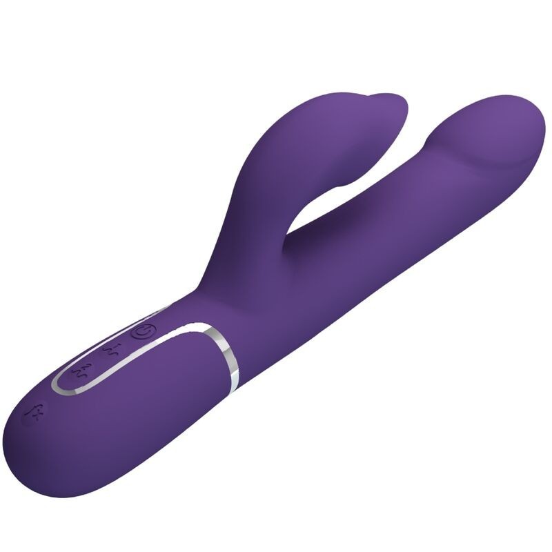 Pretty Love - Zalin Perle Vibratore Rabbit 4 En 1 Viola - PRETTY LOVE FLIRTATION - Vibratori Rabbit | erosidea.com