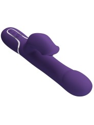 Pretty Love - Zalin Perle Vibratore Rabbit 4 En 1 Viola - PRETTY LOVE FLIRTATION - Vibratori Rabbit | erosidea.com