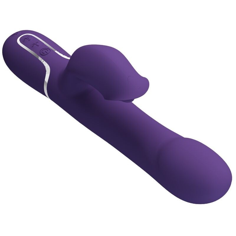 Pretty Love - Zalin Perle Vibratore Rabbit 4 En 1 Viola - PRETTY LOVE FLIRTATION - Vibratori Rabbit | erosidea.com
