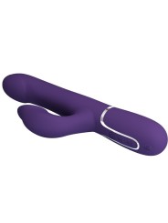 Pretty Love - Zalin Perle Vibratore Rabbit 4 En 1 Viola - PRETTY LOVE FLIRTATION - Vibratori Rabbit | erosidea.com