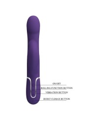 Pretty Love - Zalin Perle Vibratore Rabbit 4 En 1 Viola - PRETTY LOVE FLIRTATION - Vibratori Rabbit | erosidea.com