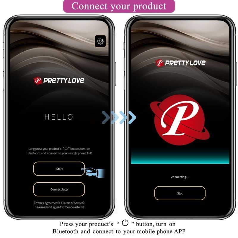 Vibratore Pretty Love Hector Remote Control - PRETTY LOVE FLIRTATION - Vibratori con App | erosidea.com