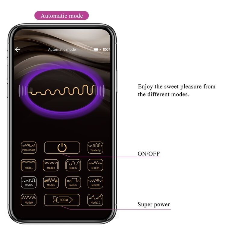 Vibratore Pretty Love Hector Remote Control - PRETTY LOVE FLIRTATION - Vibratori con App | erosidea.com