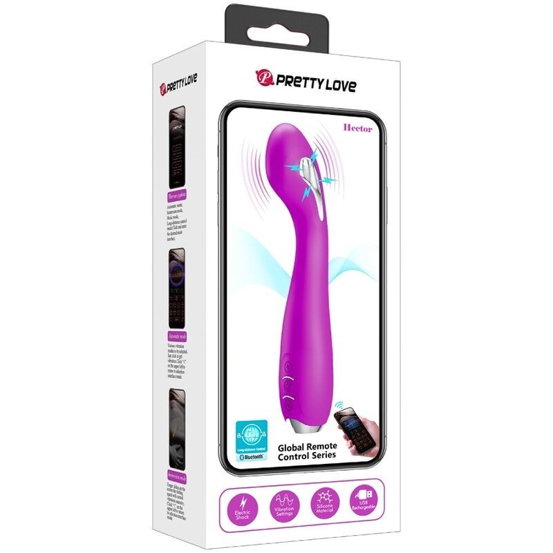Vibratore Pretty Love Hector Remote Control - PRETTY LOVE FLIRTATION - Vibratori con App | erosidea.com
