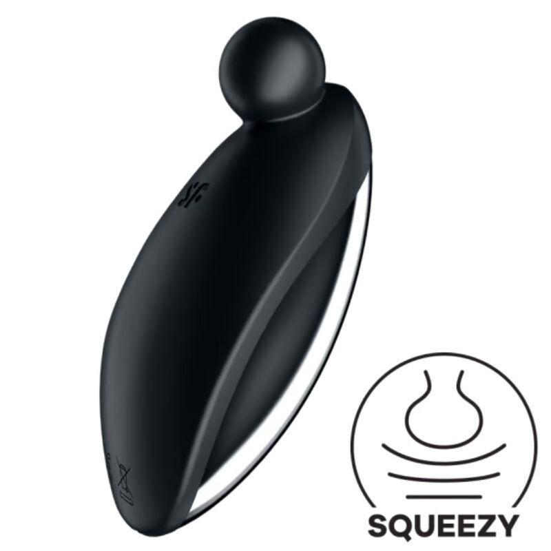 Vibratore Spot On 2 Lay-On Nero - SATISFYER VIBRATOR - Vibratori punto G | erosidea.com