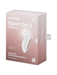 Spot On 2 Vibratore Lay-On Bianco - SATISFYER VIBRATOR - Vibratori punto G | erosidea.com