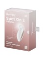 Spot On 2 Vibratore Lay-On Bianco - SATISFYER VIBRATOR - Vibratori punto G | erosidea.com
