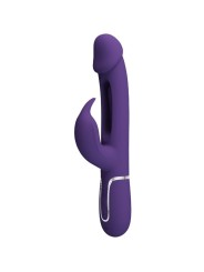 Vibratore Multifunzione Kampas Rabbit 3 In 1 Con Lingua Viola - PRETTY LOVE FLIRTATION - Vibratori Rabbit | erosidea.com