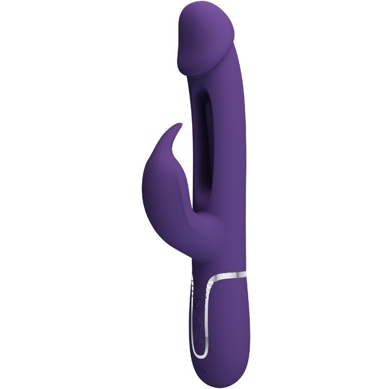 Vibratore Multifunzione Kampas Rabbit 3 In 1 Con Lingua Viola - PRETTY LOVE FLIRTATION - Vibratori Rabbit | erosidea.com