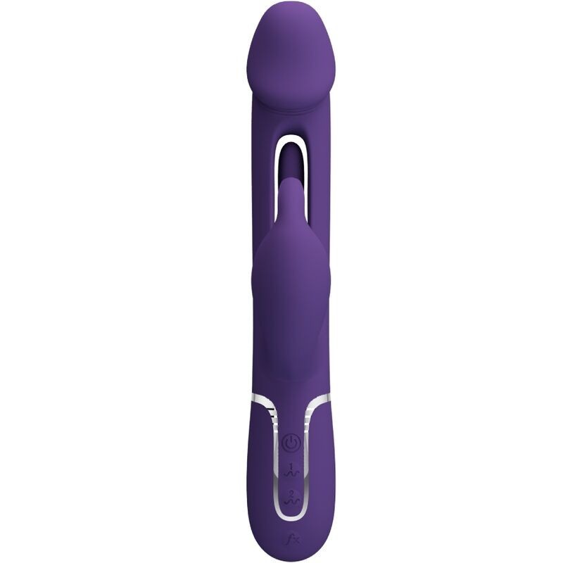 Vibratore Multifunzione Kampas Rabbit 3 In 1 Con Lingua Viola - PRETTY LOVE FLIRTATION - Vibratori Rabbit | erosidea.com