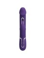 Vibratore Multifunzione Kampas Rabbit 3 In 1 Con Lingua Viola - PRETTY LOVE FLIRTATION - Vibratori Rabbit | erosidea.com