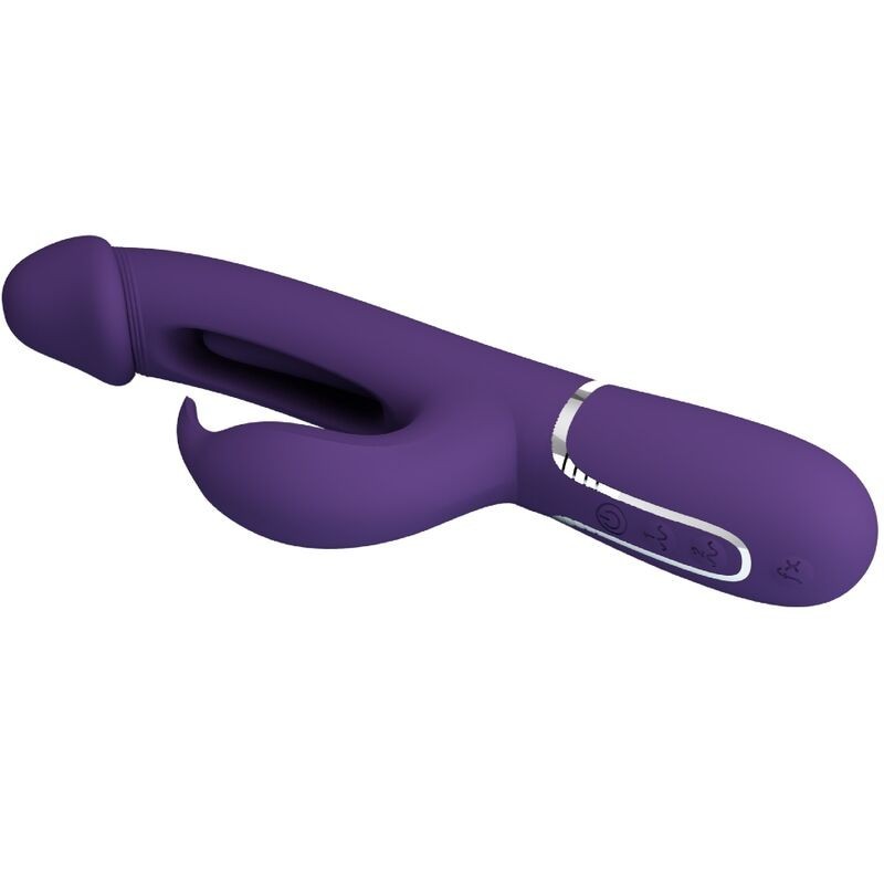 Vibratore Multifunzione Kampas Rabbit 3 In 1 Con Lingua Viola - PRETTY LOVE FLIRTATION - Vibratori Rabbit | erosidea.com
