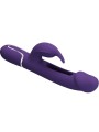 Vibratore Multifunzione Kampas Rabbit 3 In 1 Con Lingua Viola - PRETTY LOVE FLIRTATION - Vibratori Rabbit | erosidea.com