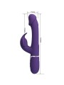 Vibratore Multifunzione Kampas Rabbit 3 In 1 Con Lingua Viola - PRETTY LOVE FLIRTATION - Vibratori Rabbit | erosidea.com