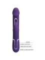 Vibratore Multifunzione Kampas Rabbit 3 In 1 Con Lingua Viola - PRETTY LOVE FLIRTATION - Vibratori Rabbit | erosidea.com
