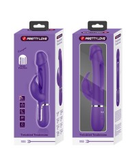 Vibratore Multifunzione Kampas Rabbit 3 In 1 Con Lingua Viola - PRETTY LOVE FLIRTATION - Vibratori Rabbit | erosidea.com