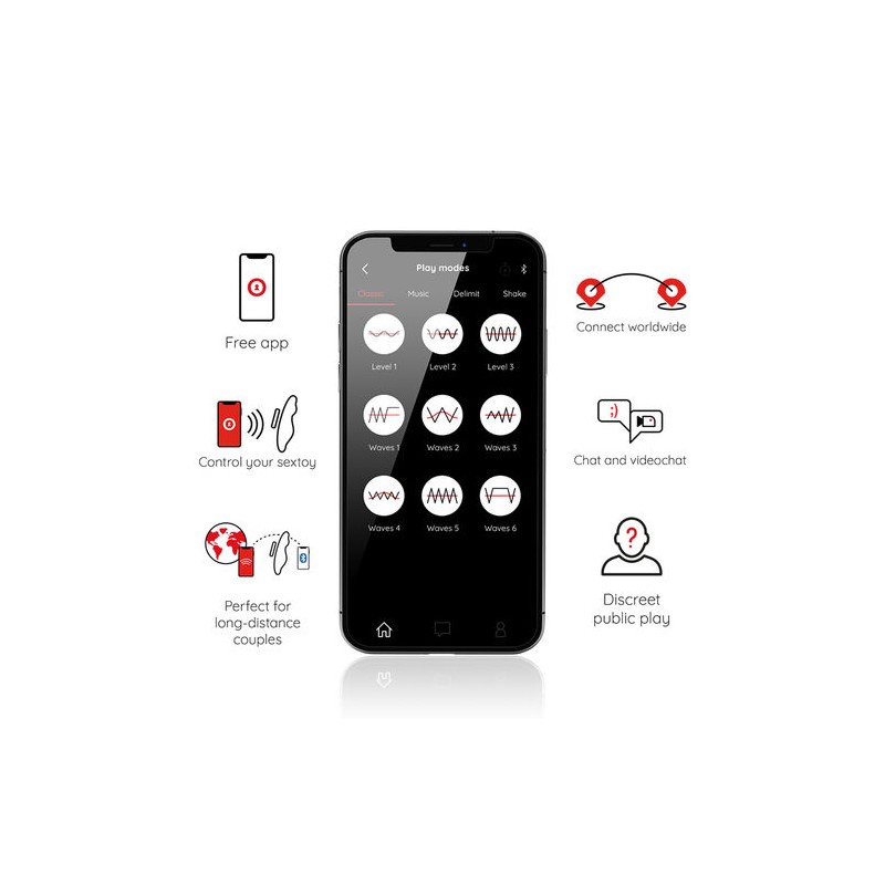 Vibratore Oninder Ricaricabile Manila Panty Con App Gratuita - - Vibratori con App | erosidea.com