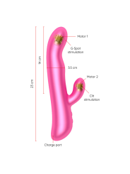 Oninder - Oslo Vibrazione E Rotazione Rosa - App Gratuita - ONINDER - Vibratori con App | erosidea.com