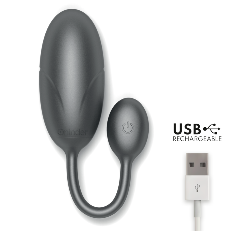 Oninder - Uovo Vibrante Tokyo Nero 75 X 32 Cm App Gratuita - ONINDER - Vibratori con App | erosidea.com