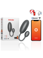 Oninder - Uovo Vibrante Tokyo Nero 75 X 32 Cm App Gratuita - ONINDER - Vibratori con App | erosidea.com