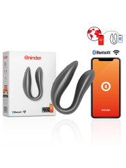 Oninder - Stimolatore Del Punto G E Del Clitoride Lisboa Nero - App Gratuita - ONINDER - Vibratori con App | erosidea.com