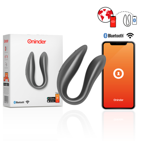 Oninder - Stimolatore Del Punto G E Del Clitoride Lisboa Nero - App Gratuita - ONINDER - Vibratori con App | erosidea.com