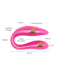 Stimolatore Cliotoride G-Spot Oninder Lisboa Rosa - ONINDER - Vibratori Clitoride | erosidea.com