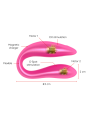 Stimolatore Cliotoride G-Spot Oninder Lisboa Rosa - ONINDER - Vibratori Clitoride | erosidea.com