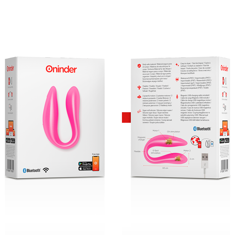 Stimolatore Cliotoride G-Spot Oninder Lisboa Rosa - ONINDER - Vibratori Clitoride | erosidea.com