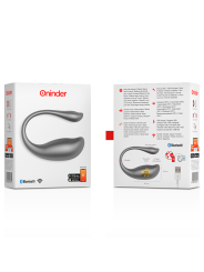 Oninder - Uovo Vibrante Nairobi Nero - App Gratuita - ONINDER - Vibratori con App | erosidea.com