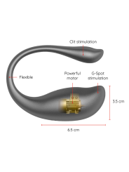 Oninder - Uovo Vibrante Nairobi Nero - App Gratuita - ONINDER - Vibratori con App | erosidea.com
