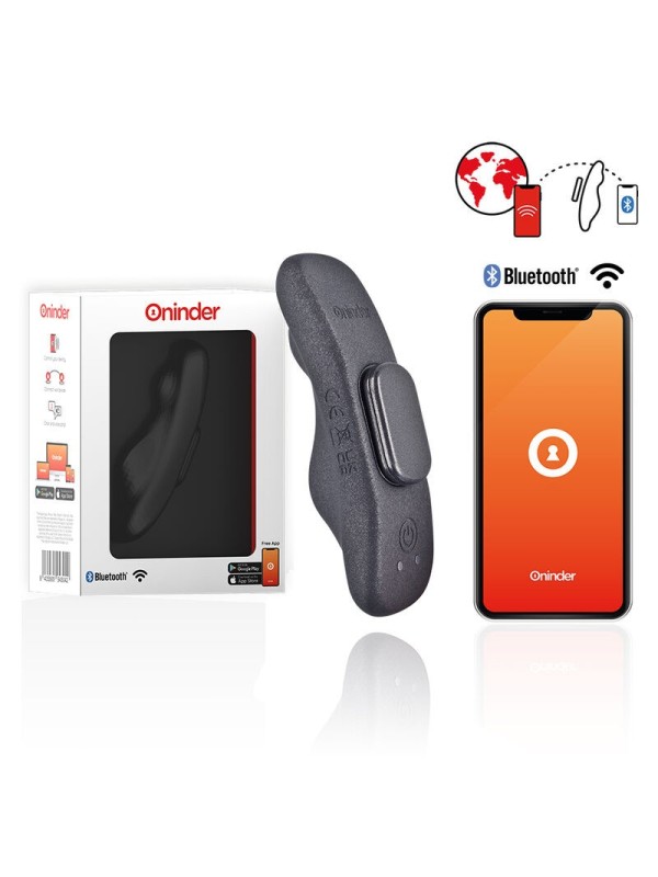 Vibratore Oninder Ricaricabile Manila Panty Con App Gratuita - - Vibratori con App | erosidea.com