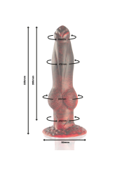 Epic - Prometheus Dildo Titan In Fiamme Telecomando Ricaricabile - EPIC - Dildo Speciali | erosidea.com