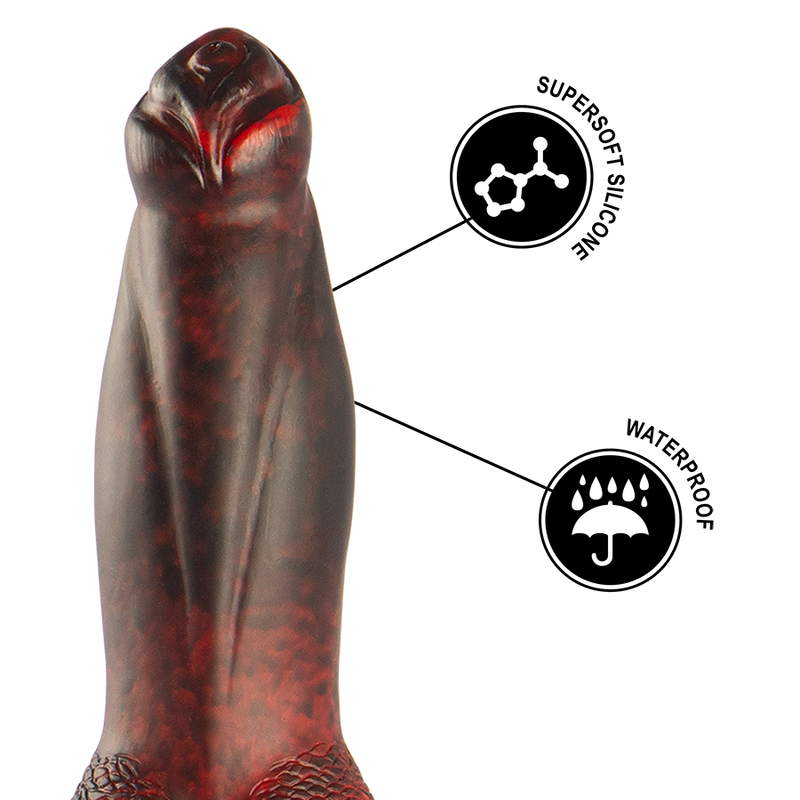 Epic - Prometheus Dildo Titan In Fiamme Telecomando Ricaricabile - EPIC - Dildo Speciali | erosidea.com