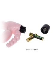 Imbragatura Senza Corda Tpr Con Vibrazione E Stimolazione Anale 25.4 Cm - BAILE - Strap-on e Imbracature | erosidea.com