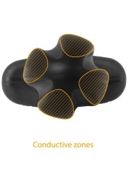 Electrastim - Tartarus Plug Anale Quadripolare In Silicone Nero - ELECTRASTIM - Plug e Catene Anali | erosidea.com