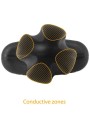 Electrastim - Tartarus Plug Anale Quadripolare In Silicone Nero - ELECTRASTIM - Plug e Catene Anali | erosidea.com