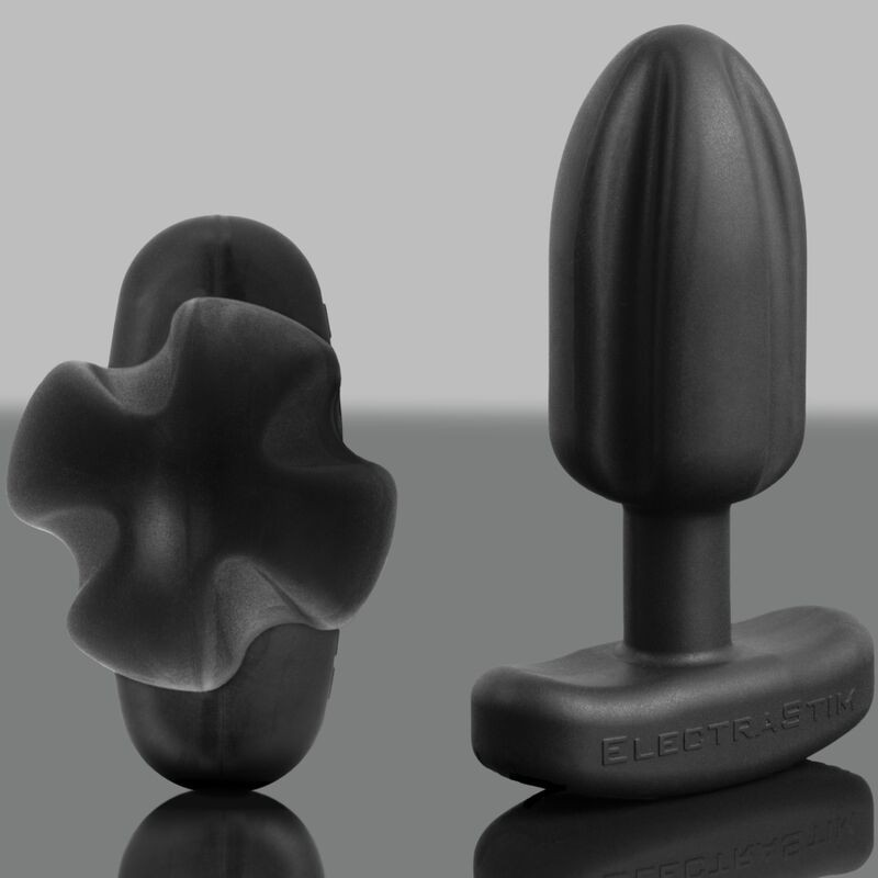 Electrastim - Tartarus Plug Anale Quadripolare In Silicone Nero - ELECTRASTIM - Plug e Catene Anali | erosidea.com