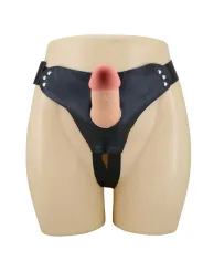 Mavis Harness Slip Universale Con Dildo 19 Cm Naturale - PRETTY LOVE - Strap-on e Imbracature | erosidea.com