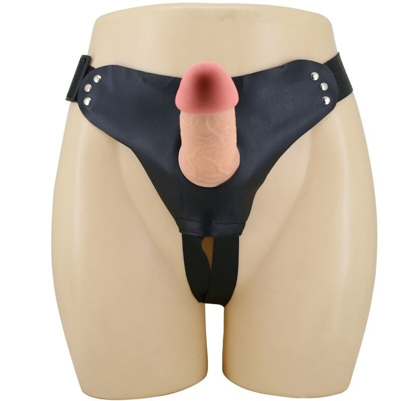 Mavis Harness Slip Universale Con Dildo 19 Cm Naturale - PRETTY LOVE - Strap-on e Imbracature | erosidea.com
