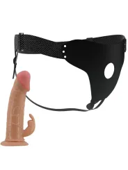 Mavis Harness Slip Universale Con Dildo 19 Cm Naturale - PRETTY LOVE - Strap-on e Imbracature | erosidea.com