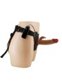 Marion Harness Slip Universale Con Dildo Vibrante 19 Cm Marrone - PRETTY LOVE - Strap-on e Imbracature | erosidea.com