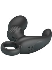 Vibratore Cayla Anale Massaggiatore Nero - PRETTY LOVE - Plug e Catene Anali | erosidea.com