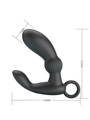 Vibratore Cayla Anale Massaggiatore Nero - PRETTY LOVE - Plug e Catene Anali | erosidea.com